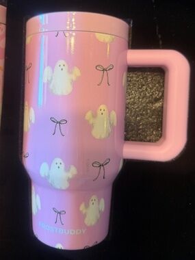 Frost Buddy Mini Thicc 16oz~Ghost & Bows~Halloween~NEW